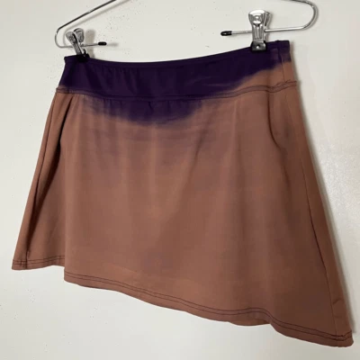 Lands End Swim Skort 6 Ombre Bronce Púrpura Secado Rápido Tabla Activa Traje de Baño Corto Foto 1 de 4