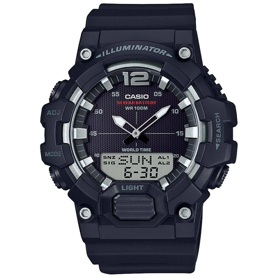 Casio Illuminator Men's Black Watch - HDC700-1AV