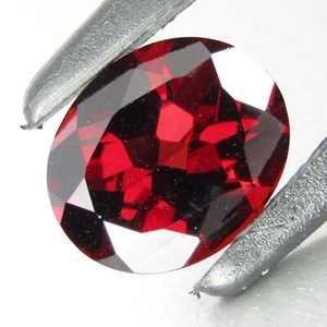 5.55Cts Natural Deluxe Red Color Pyrope Garnet Oval Shape Loose Gemstone - Picture 1 of 2