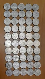US 1999-2008 50 State Quarters Coins Complete Set P - Picture 1 of 2