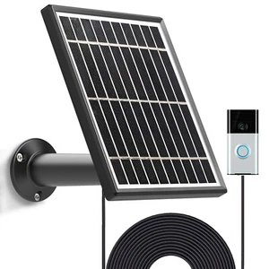 Solar Panel for Ring Video Doorbell 1(2nd Gen),3.5W Output (No Include Camera) - Picture 1 of 7