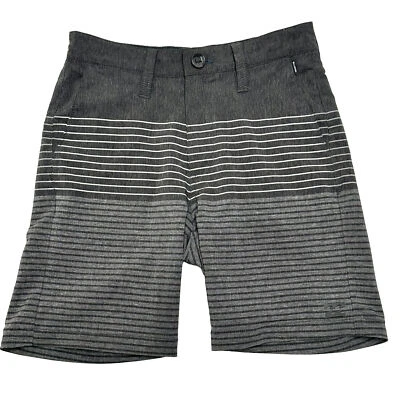 Pantalones Cortos Billabong Para Hombre Talla 24 Gris Crossfire Sumergibles 4 Vías Elastizados Rayas Foto 1 de 4