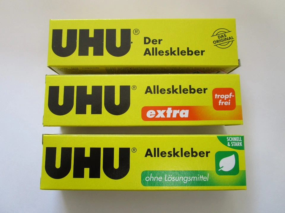 Uhu Alleskleber Kleber in Tube original / tropffrei / ohne Lösungsmittel