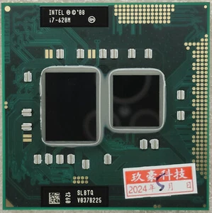 Intel Core i7-620M 2.66GHz 4M Dual Core Processor SLBPD CPU Socket G1 For Laptop - Picture 1 of 2