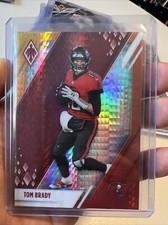 2021 Panini Phoenix Football Tom Brady Fire Burst Card 1 SP Tampa Bay Buccaneers