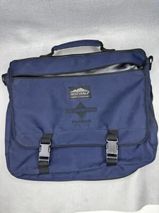 High Sierra Blue Messenger Laptop Computer Bag Front Flap NO SHOULDER STRAP - Picture 1 of 11