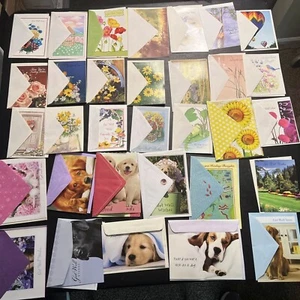 Vintage 70s-80s Assorted 62 Pcs. Get Well Cards - Picture 1 of 3