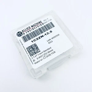 ALLIED MACINE ENGINEERING 1C2ZN-12.5 Z.T.A INSERT STANDARD 0.4921" 12mm (2 PACK) - Picture 1 of 6