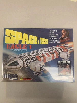 Space 1999 Eagle 1 Transporter MPC Model Kit mpc791/12 Nick Tate as Alan Carter - Image 1 of 3