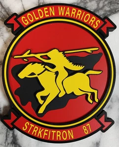 8" US Navy Strike Fighter Squadron VFA-87 "Golden Warriors" War Party AJ Oceana - Picture 1 of 2