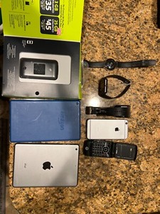 Lot Of  8 Apple & Samsung new PARTS & REPAIR UNTESTED iPhone iPad Watch iPod Lot