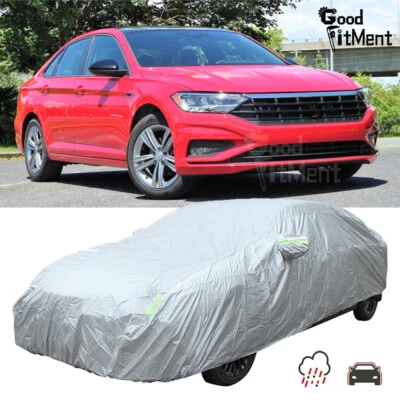 Cubierta de coche para VW Volkswagen Jetta 190T impermeable polvo lluvia protección exterior Foto 1 de 4