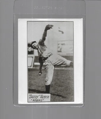 VINTAGE BASEBALL PHOTO CARD DAZZY VANCE METROPOLITAN MUSEUM OF ART COLLECTION - Image 1 of 2