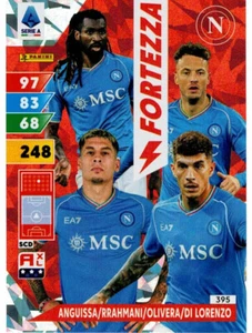 PANINI CALCIATORI ADRENALYN XL 2024-2025 CARD N. 395 NAPOLI FORTEZZA - Picture 1 of 2