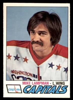 1977 OPC O-Pee-Chee Hockey #396 Mike Lampman VG/EX - Image 1 of 2