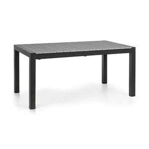 Gartentisch Ausziehtisch Terrasse 213x95 cm 8 Personen Aluminium anthrazit grau - Bild 1 von 10