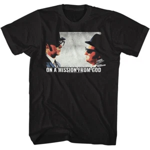 The Blues Brothers Movie Elwood & Jake On A Mission From God Men's T Shirt  - Picture 1 of 5