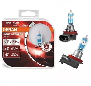 OSRAM NIGHT BREAKER® LASER H11 NEXT GENERATION HALOGEN HEADLIGHT LAMP 64211NL - Picture 1 of 1