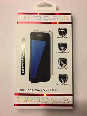 Nitro Tempered Glass Screen Protector For Samsung Galaxy S7, Brand:ZNITRO, CLEAR - Image 1 of 4