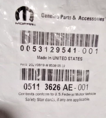 OEM 2011-2014 Chrysler 200 Dodge Avenger Windshield Washer Fluid Nozzle Hose - Image 1 of 4