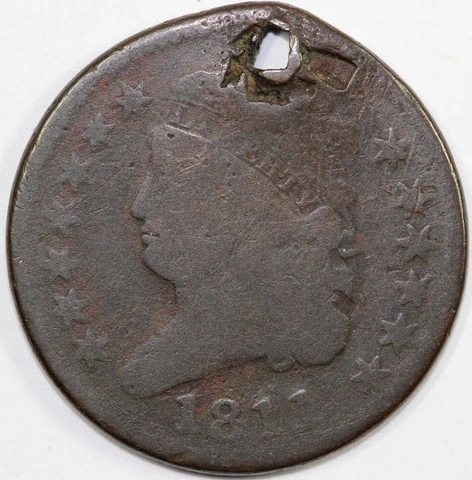 1811 1/2c C-2 Classic Head Half Cent Cover