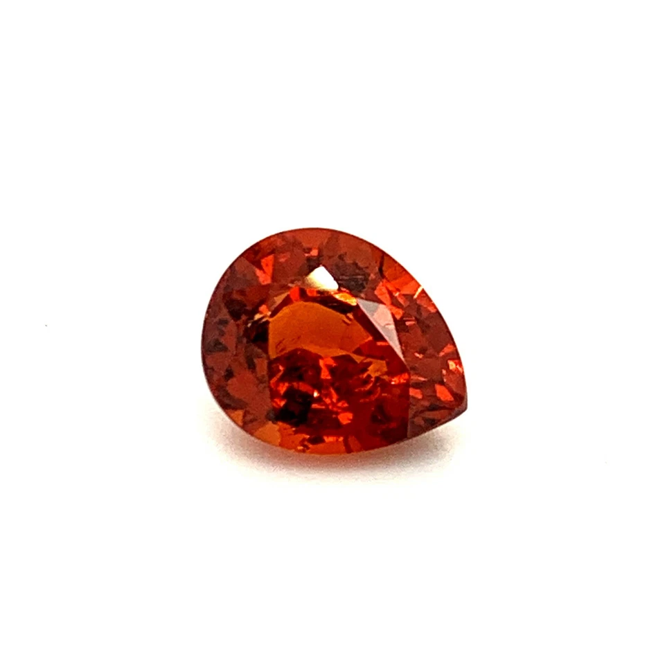 Granada Spessartine 2,17 ct, pera da Namíbia, pedra preciosa natural *vídeo* - Imagem 1 de 4