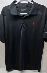Alabama Crimson Tide Nike Dri Fit Short Sleeve Polo Shirt Mens Large - Picture 1 of 8