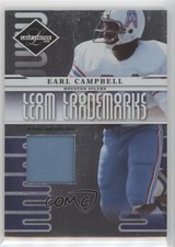 2008 Leaf Limited Team Trademarks Materials /100 Earl Campbell #T-9 HOF