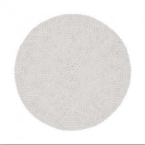 Filzkugel Teppich Weiß 150 Cm Rund - Bild 1 von 1