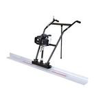 Power Screed Concrete Finishing Float 12ft Blade Board 37.7cc Gas Vibrating Tool
