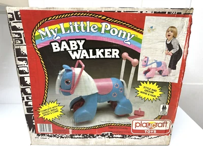 Vintage 1980s G1 My Little Pony ~ Baby Walker VHTF ~ Boxed - Image 1 of 4
