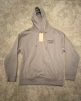 Scotch And Soda Relaxed Fit Fleece Graphic Hoodie Gray Men’s Size Medium NWT - Image 1 of 4