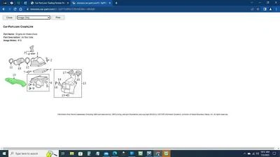 Tubo de manguera de admisión de aire del motor Honda Pilot #19 09 OEM 17245RN0A00 Foto 1 de 2