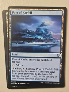 MTG l Port of Karfell (x4 Playset) | Uncommon | (NM) Karlov Manor - Picture 1 of 1