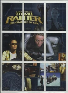 2003 Tomb Raider (Inkworks) CRADLE OF LIFE "Complete Set" of 9 Cards (COL1-COL9) - Picture 1 of 2