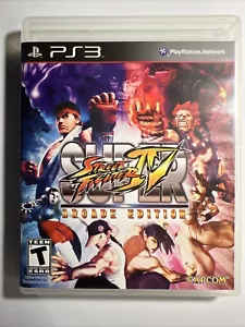 Super Street Fighter IV (4) EDIZIONE ARCADE (PlayStation 3 PS3) custodia e gioco - Foto 1 di 3