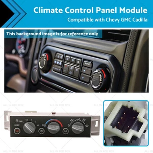 Climate Control Panel Module Suitable for Chevy GMC Cadilla 9378805 599-006 - Bild 1 von 10