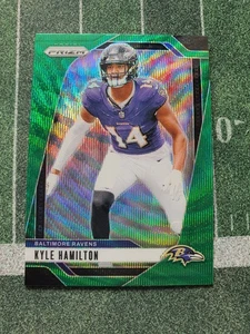 Kyle Hamilton Green Wave Prizm 2024 Panini NFL Football Baltimore Ravens - Bild 1 von 2