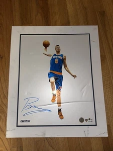 Kristaps Porzingis handsigniertes New York Knicks 16x20 Foto - Steiner COA (B) - Bild 1 von 5