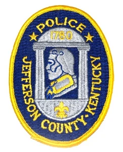 Parche de policía de Jefferson County Kentucky Ky Thomas Jefferson Fleur de Lis  - Imagen 1 de 1