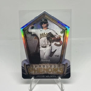 Jacob Wilson Fabled Phenoms Die Cut 2024 Bowmans Best Oakland Athletics - Picture 1 of 3