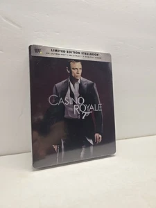 James Bond 007 Casino Royale w. Steelbook (4K UHD + Blu-ray + Digital) *NEW* - Picture 1 of 2