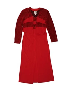 JOSEPH RIBKOFF Womens 2 Piece Set UK 14 Medium Red Colourblock Polyester BU17 - Picture 1 of 7
