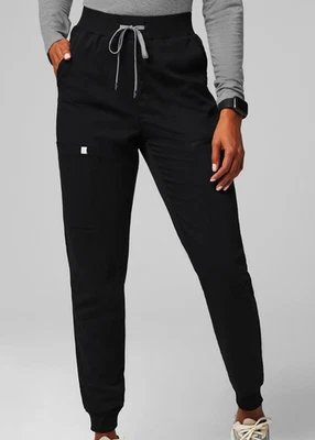 Fabletics Women's High-Rise On-Call Scrub Jogger Black Size L Tall NWT - Image 1 of 4