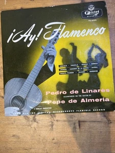 Pedro De Linarès: ¡Ay! Flamenco, Felsted Records vinyl PDL 85005 - Latin Folk LP - Foto 1 di 3