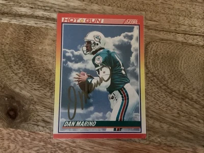 Puntuación 1990 - Dan Marino #320 Autógrafo Hot Gun Score ☼🔥🔥🔥 Foto 1 de 4
