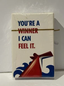 Carte da gioco Carnival Cruise Line nuovo design nuove in confezione sigillata - Foto 1 di 3