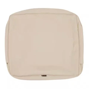 Antique Beige- 25 in. W x 22 in. H Outdoor Lounge Chair Back Cushion, Box Of 6 - Picture 1 of 6