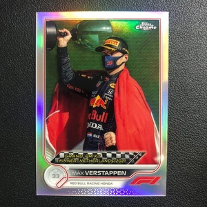2022 Topps Chrome Formula 1 F1 #163 Max Verstappen Refractor - Picture 1 of 2