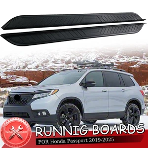 2PCS Fixed Running Boards Fits for Honda Passport 2019-2025 Side Steps Nerf bar - Picture 1 of 12